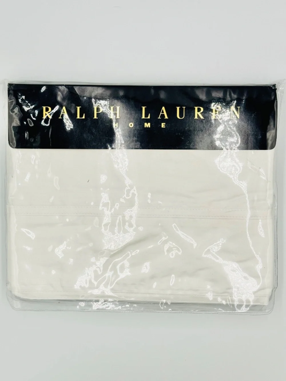 Vintage Ralph Lauren Estate Sateen Gardenia 280 Thread Count Full Flat Sheet New
